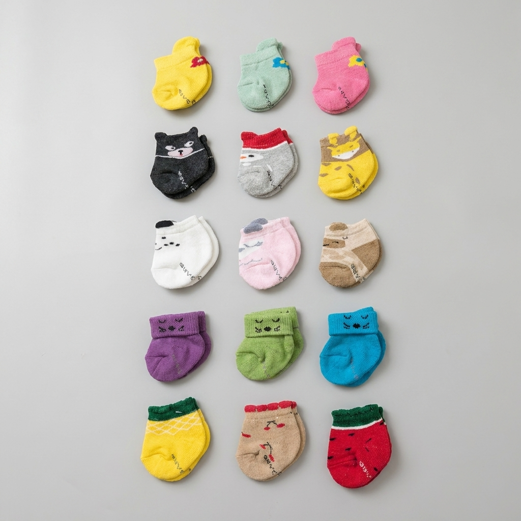 Soft Baby Socks Combo Set for Newborn gifts, Boy & Girl