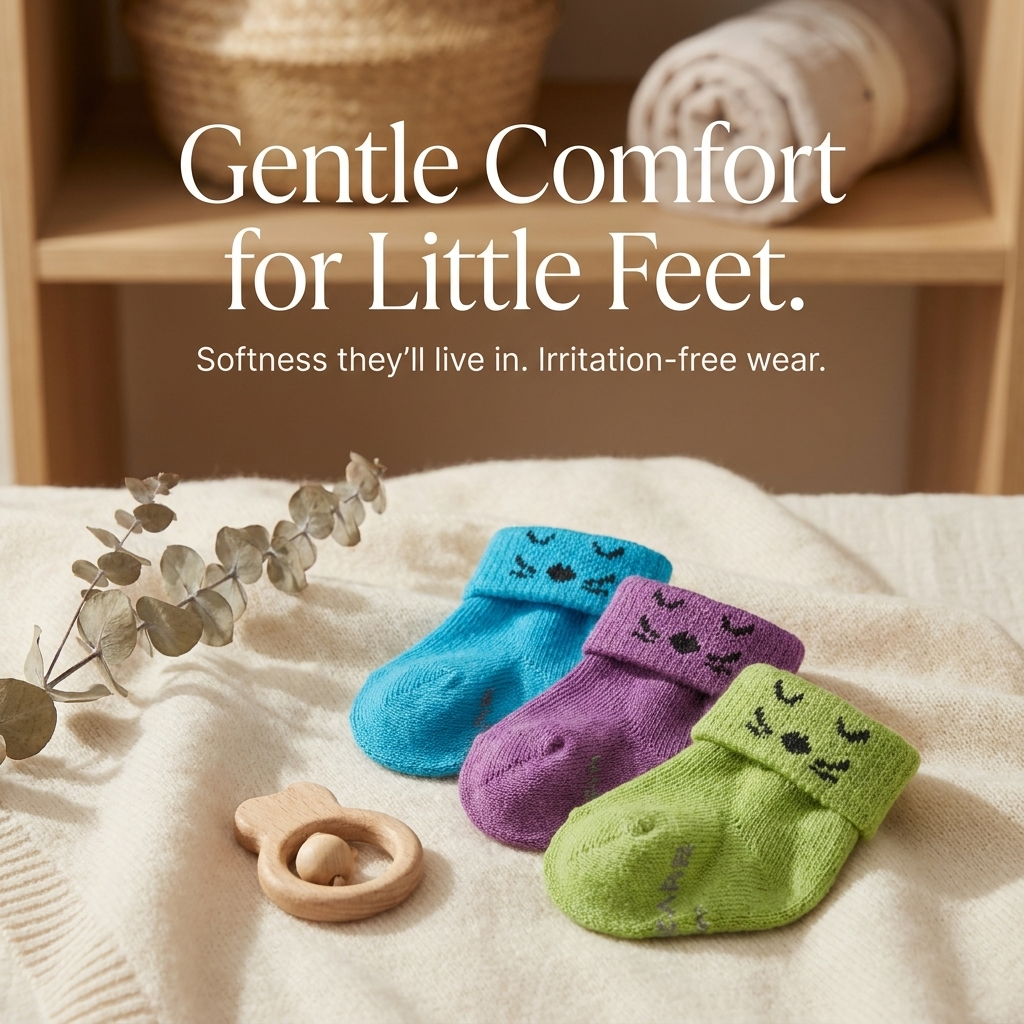 Soft Baby Socks Combo Set for Newborn gifts, Boy & Girl