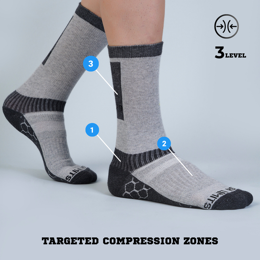 Pro+ PowerFit Athlete-Grade Performance Compression Sports Socks