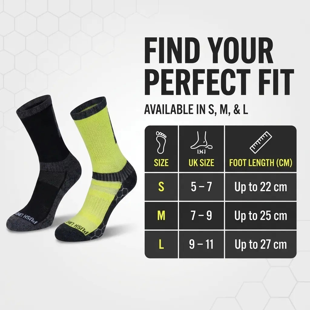 Pro+ PowerFit Athlete-Grade Performance Compression Sports Socks