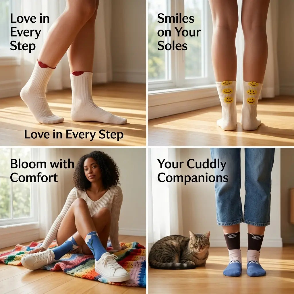 Pinteresty Women Socks - Soft and Breathable